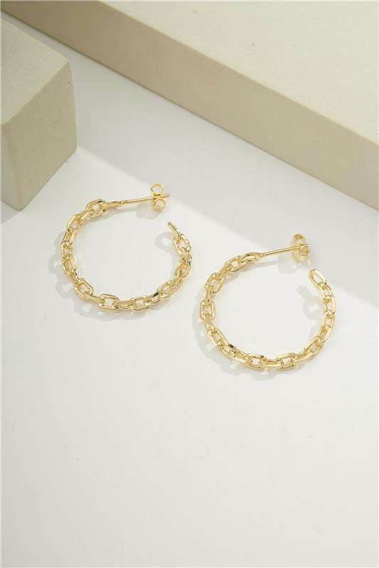 BRINCOS DE CORRENTE TAMANHO G (30MM)