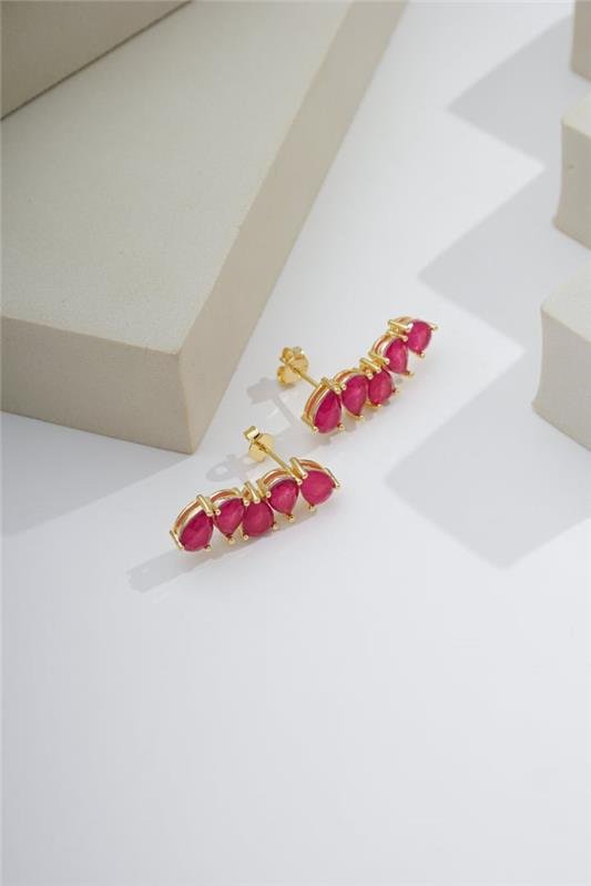 EAR CUFF COM PEDRAS FORMATO GOTA - BRB-00119