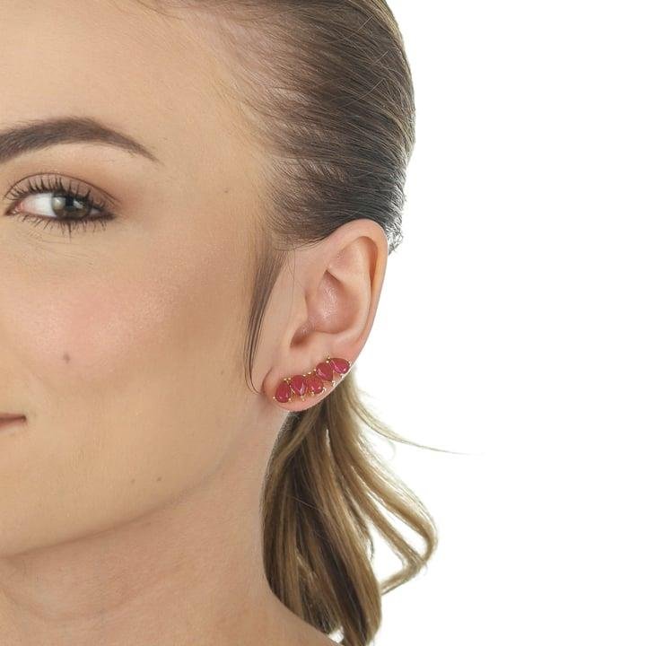 EAR CUFF COM PEDRAS FORMATO GOTA - BRB-00119