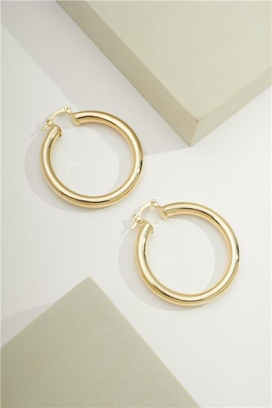 ARGOLA 4CM DE TUBO 5MM COM FECHO ITALIANO