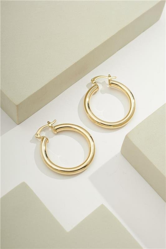 ARGOLA TUBO 4 MM COM 3,0 CM DIAMETRO