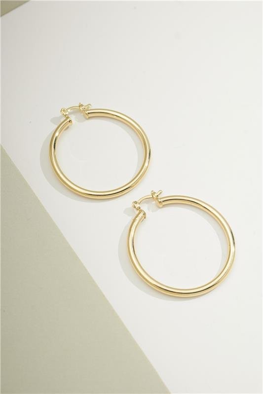 ARGOLA 4CM DE TUBO 2MM COM FECHO ITALIANO