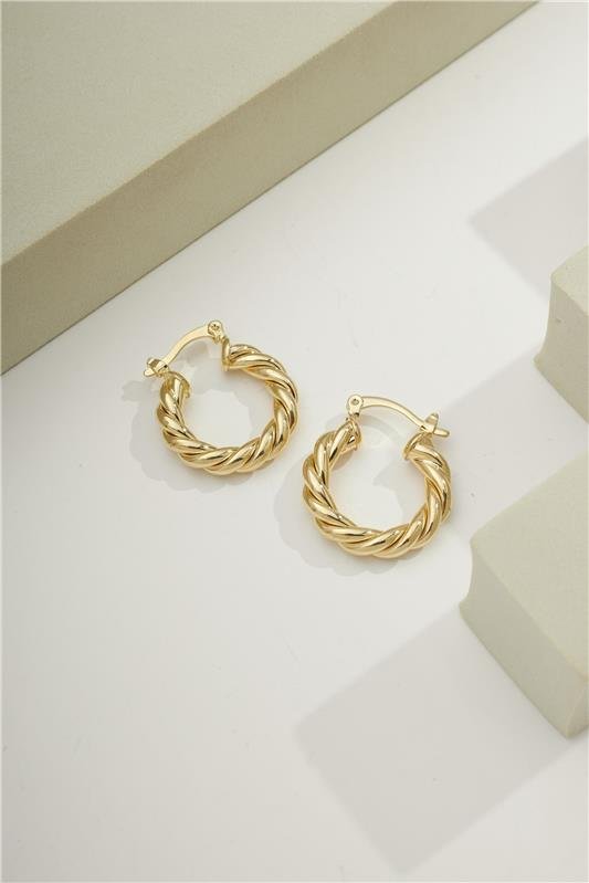 ARGOLA DE 2CM DE FIO TORCIDO DE 3MM