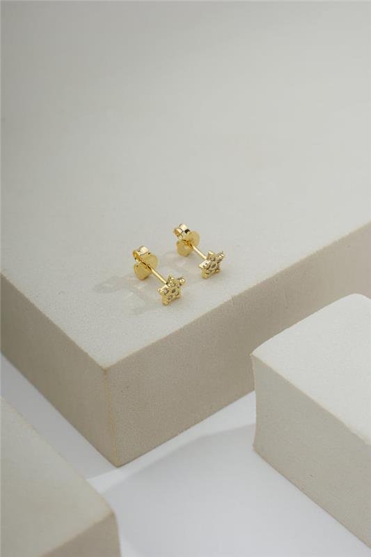 BRINCO 0,5CM DE ESTRELINHA COM MICROZIRCÔNIAS