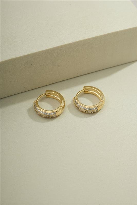 ARGOLA COM 3 FILEIRAS DE MICROZIRCÔNIAS