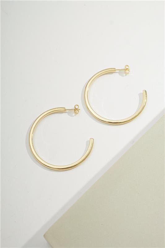 ARGOLA 4CM DE FIO ARREDONDADO DE 2MM