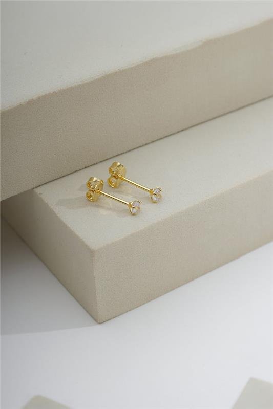 BRINCO PONTO DE LUZ COM ZIRCÔNIA 3MM