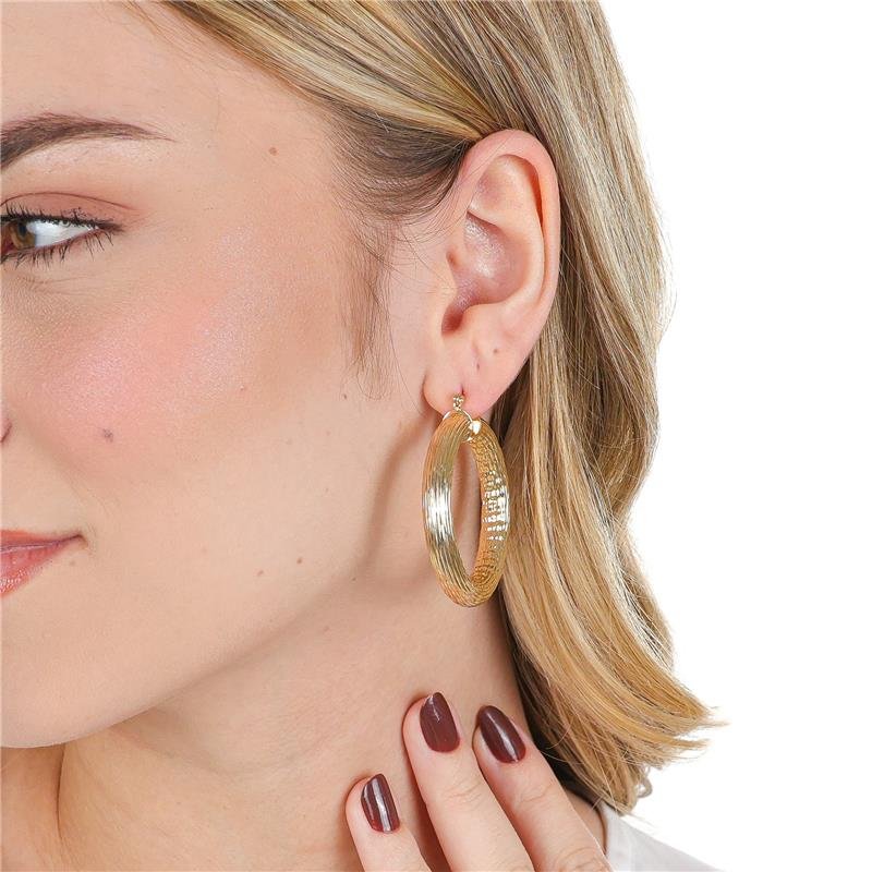 ARGOLA TUBO RISCADINHO 6 X45MM