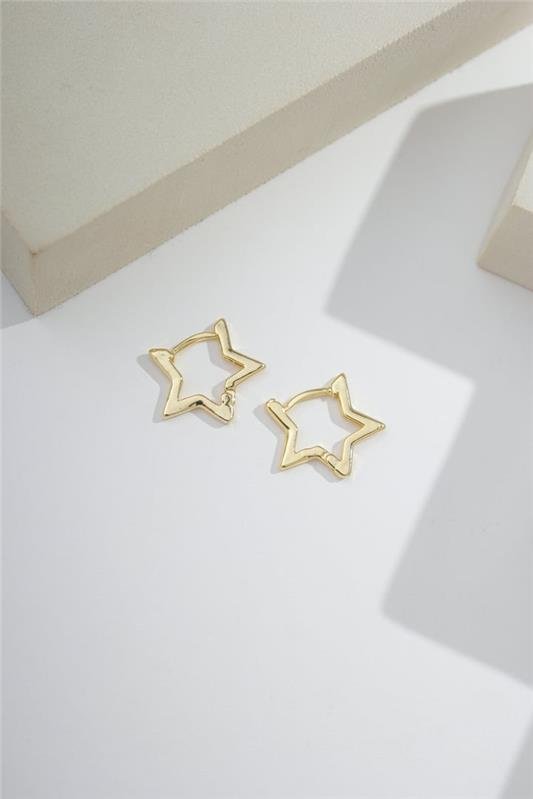 ARGOLA DE ESTRELA 1,5 CM