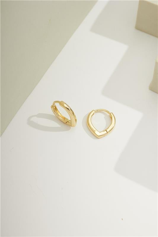 ARGOLA LISA FORMATO CORAÇÃO 1,5 CM - 002-00688