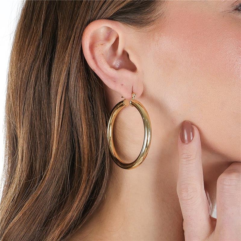 ARGOLA 5CM DE TUBO 3MM COM FECHO ITALIANO