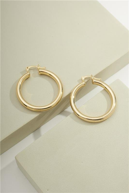 ARGOLA 3,5CM DE TUBO 4MM COM FECHO ITALIANO