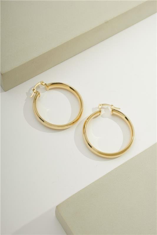 ARGOLA 3,5CM DE TUBO ELIPTICO 6MM COM FECHO ITALIANO - BRB-00806