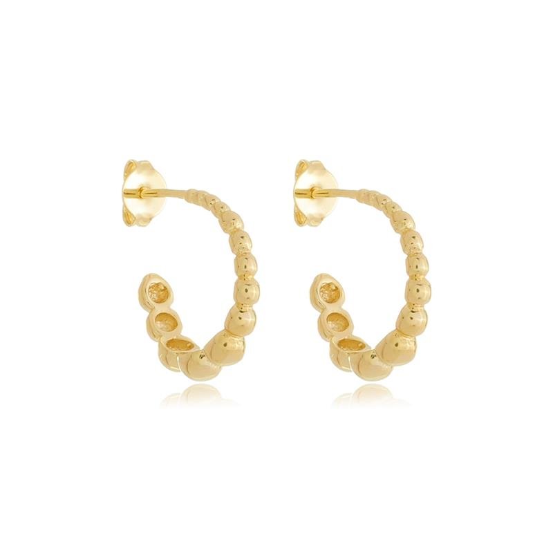 ARGOLA 1,6CM COM BOLINHAS DE ATÉ 3MM
