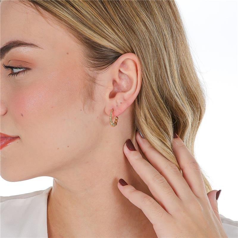 ARGOLA 1,6CM COM BOLINHAS DE ATÉ 3MM