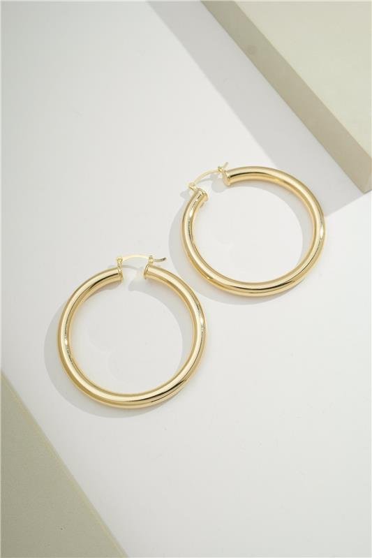 ARGOLA DE 6CM DE TUBO DE 7MM COM FECHO ITALIANO