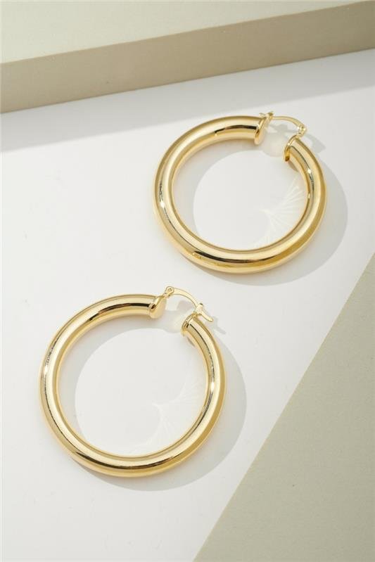 ARGOLA DE 6CM DE TUBO DE 6MM COM FECHO ITALIANO