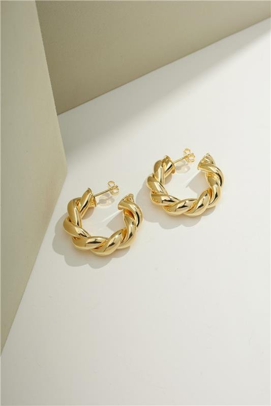 ARGOLA DE 3CM DE TUBO DE 7MM TORCIDO