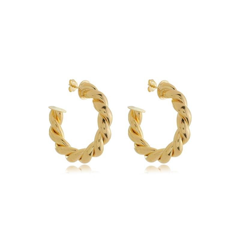 ARGOLA DE 4CM DE TUBO DE 8MM TORCIDO - BRB-01023