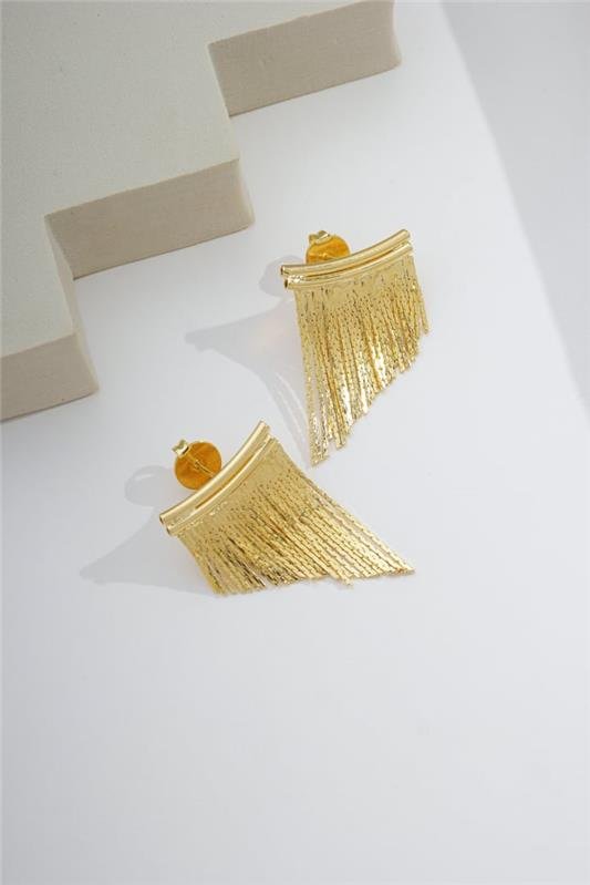 BRINCO 3CM DE CORRENTE ESTILO FRANJA