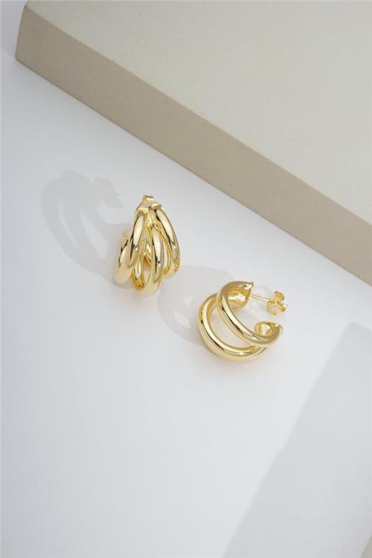 ARGOLA 2CM EM TRIO COM ESPESSURA DE 2MM CADA UMA