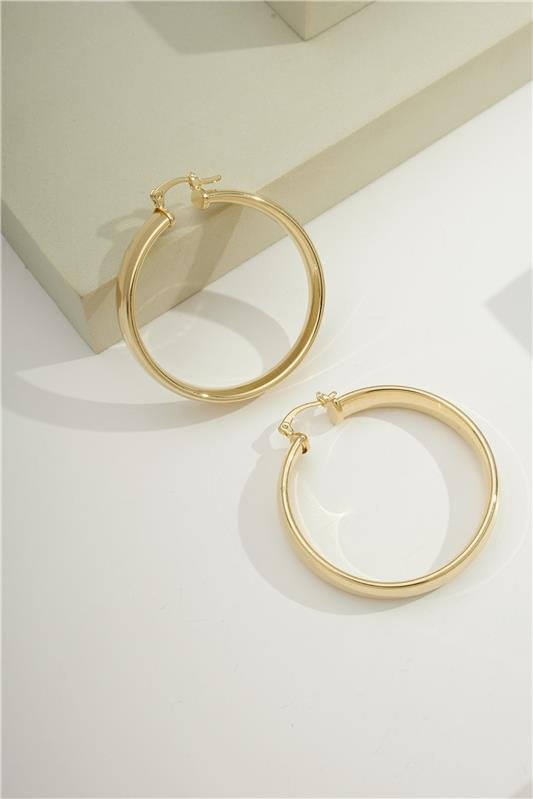 ARGOLA DE 4,5CM DE TUBO ACHATADO DE 7MM