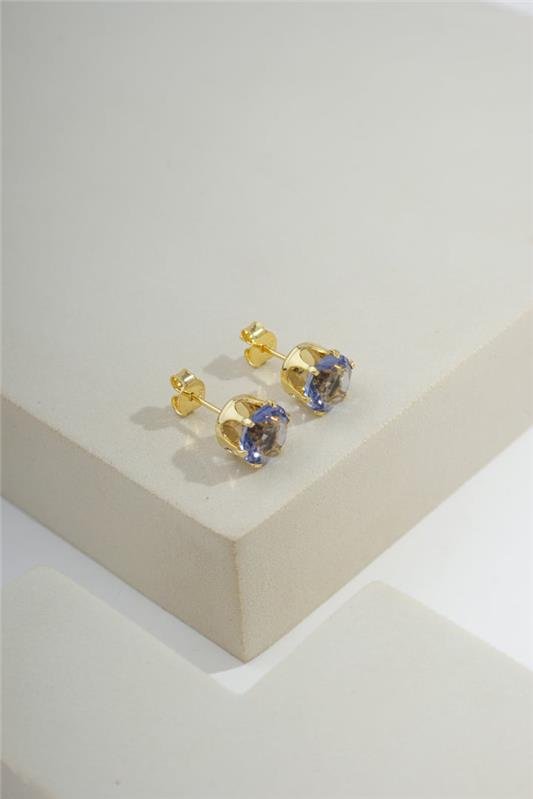 BRINCO 0,8CM DE PEDRA 8MM