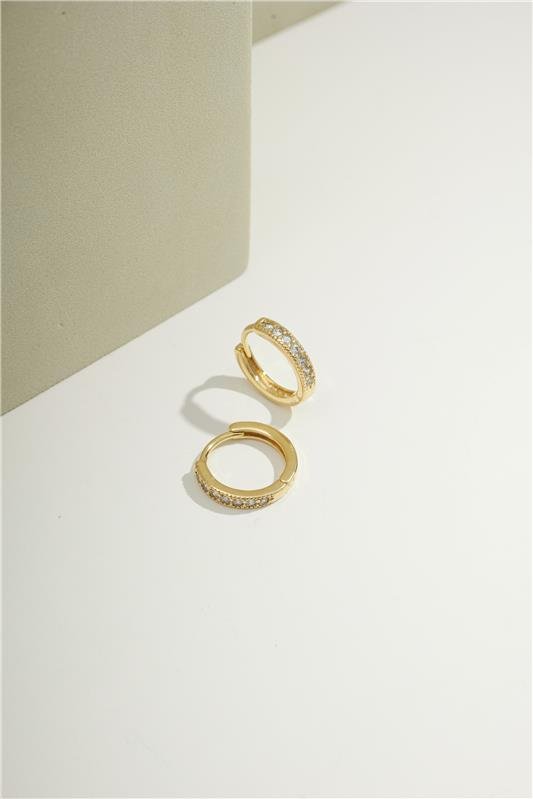 ARGOLA 1,5CM COM ARO DE COM MICROZIRCÔNIAS E FECHO CLICK - 002-01223