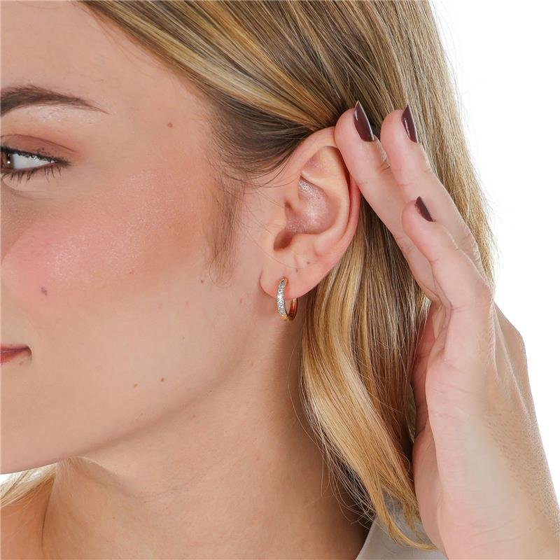 ARGOLA 1,5CM COM ARO DE COM MICROZIRCÔNIAS E FECHO CLICK - 002-01223
