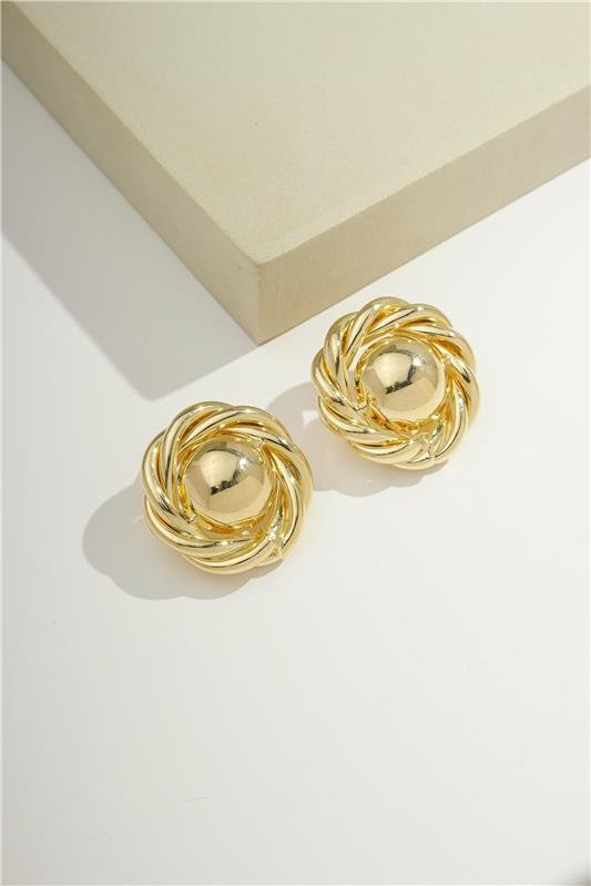 BRINCO REDONDO ESTILO FLOR