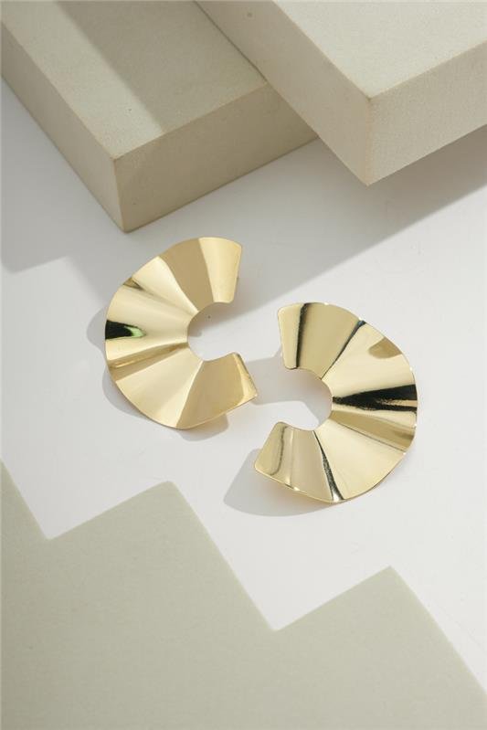 BRINCO REDONDO TORCIDO DE 3CM