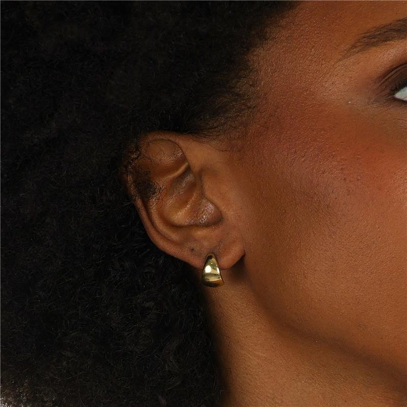 BRINCO CURVO LISO 1,0 CM