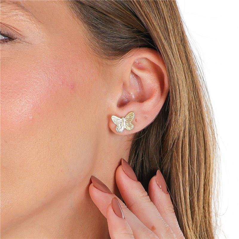 BRINCO BORBOLETA G 1,3 CM