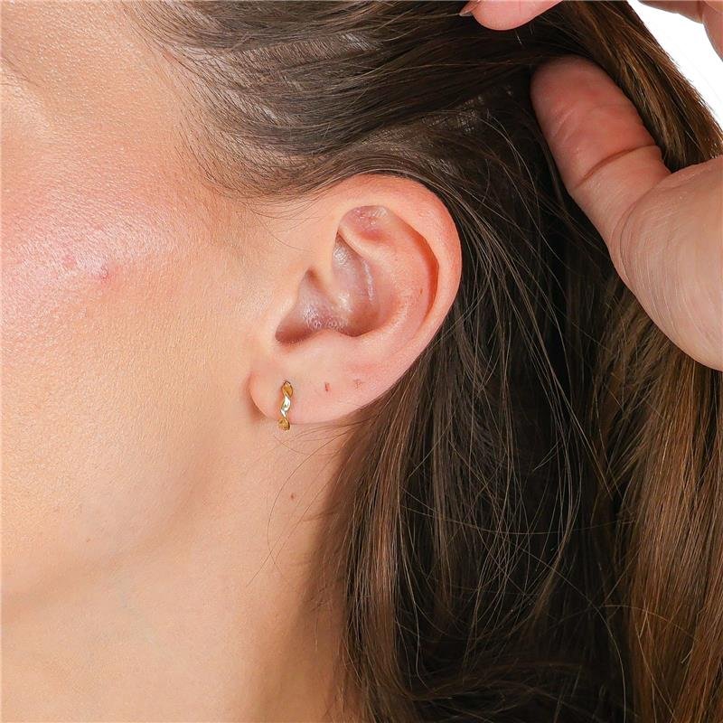 ARGOLA FIO TORCIDO DE 1CM