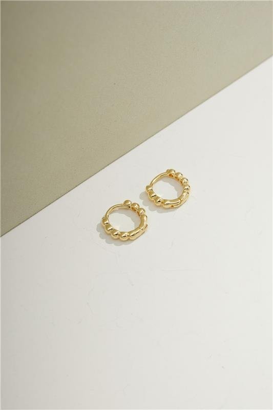 ARGOLA DE 1,1CM COM BOLINHAS