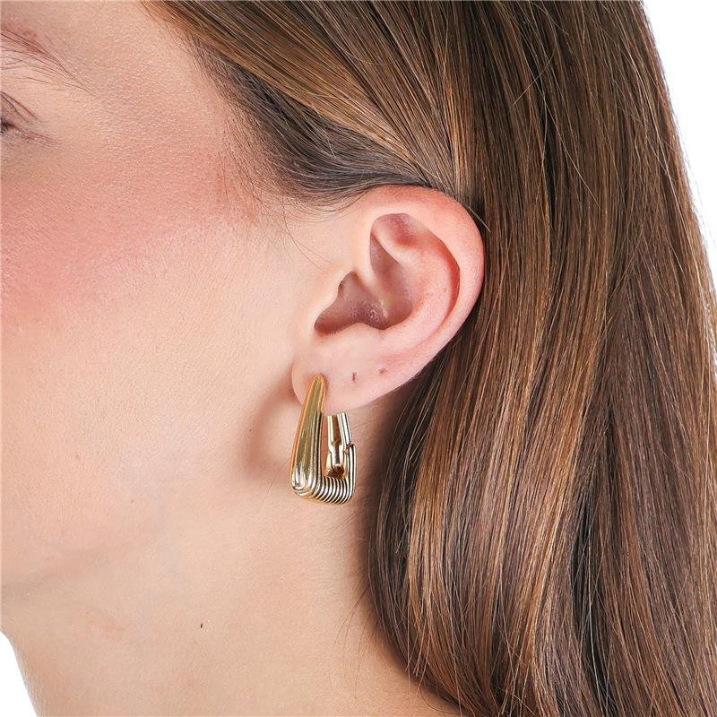 ARGOLA FASHION DE 2,7CM FRISADA