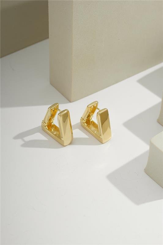 ARGOLA DE 2CM TRIANGULAR FASHION