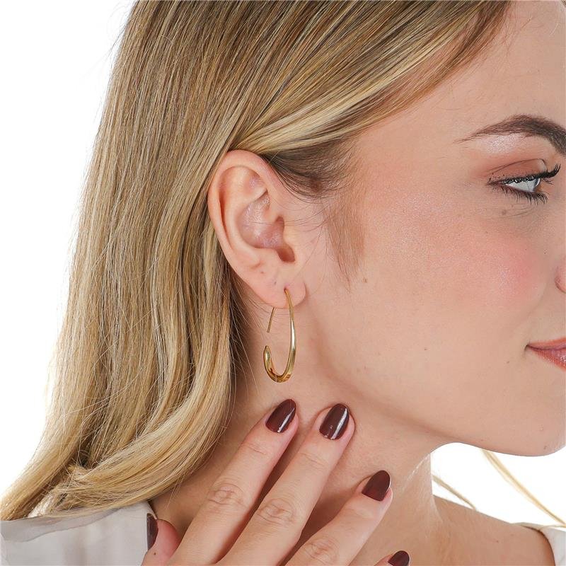 BRINCO ESTILO GOTA 3,5 CM X 2,0 CM