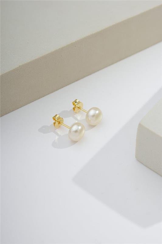 BRINCO MEIA PEROLA 8 MM