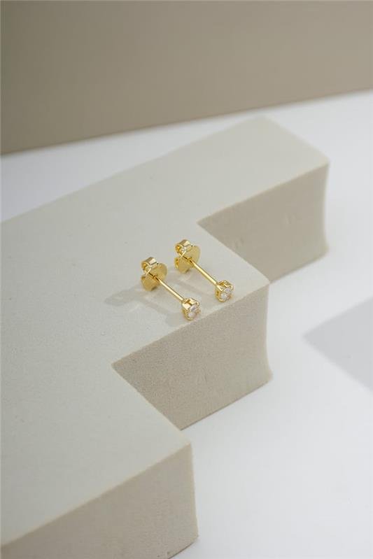 BRINCO PONTO DE LUZ 2,75 MM COM ZIRCÔNIA