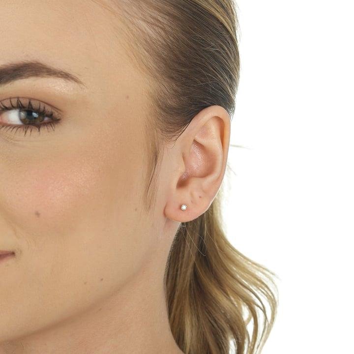 BRINCO PONTO DE LUZ 2,75 MM COM ZIRCÔNIA