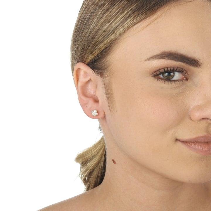 BRINCO DE ZIRCÔNIA QUADRADA 5X5MM