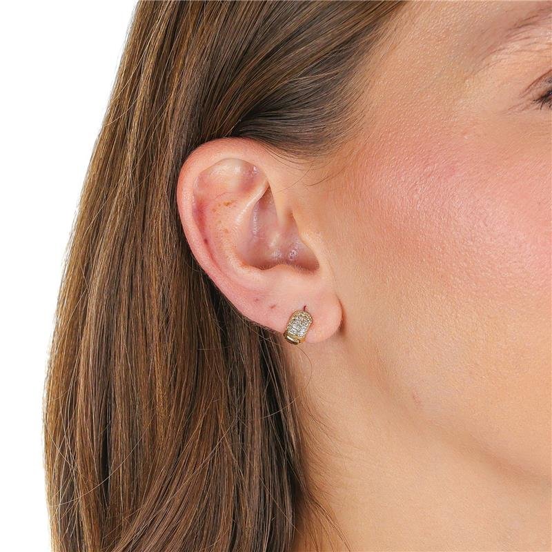 MINI ARGOLINHA CLÁSSICA COM 22 MICROZIRCÔNIAS - 002-03008