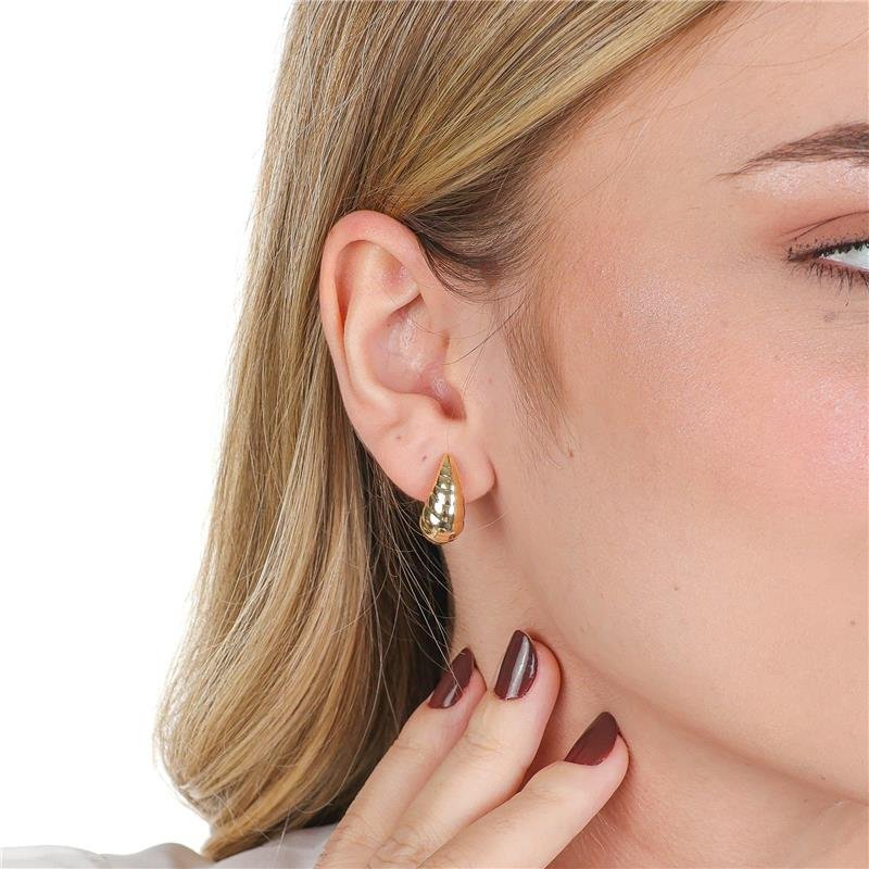 BRINCO GOTA ONDULADO EM ABS P - 002-03012