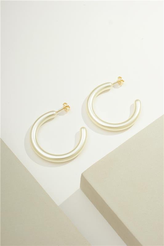 ARGOLA PÉROLA 4,0 CM X 5 MM - 002-03043