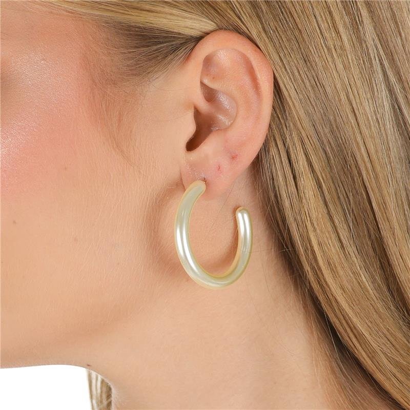 ARGOLA PÉROLA 4,0 CM X 5 MM - 002-03043