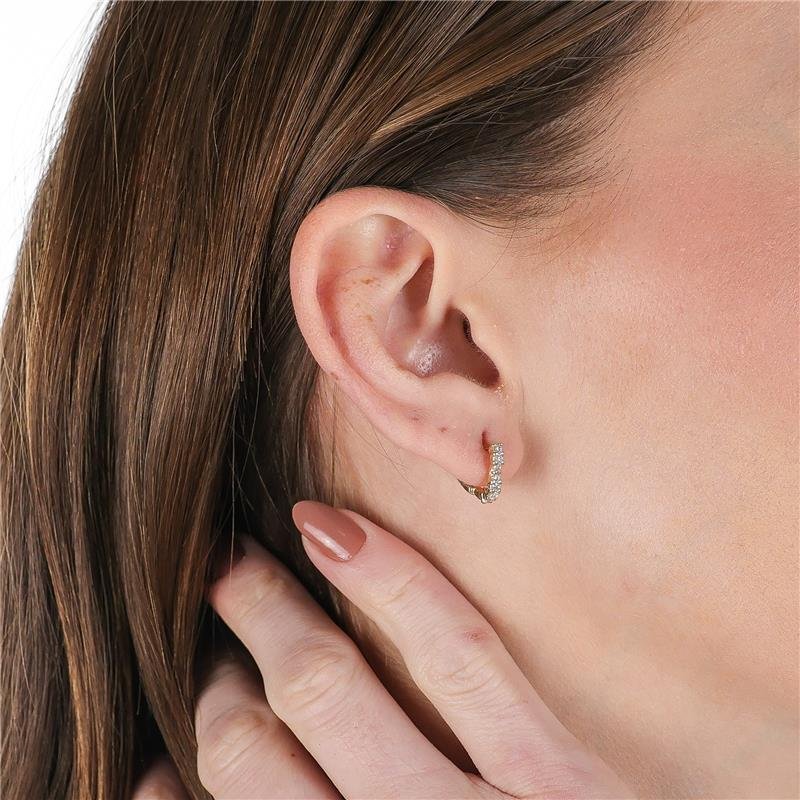 ARGOLA ARTICULADA CORAÇÃO COM ZIRCONIA 1,0 CM - 002-03050