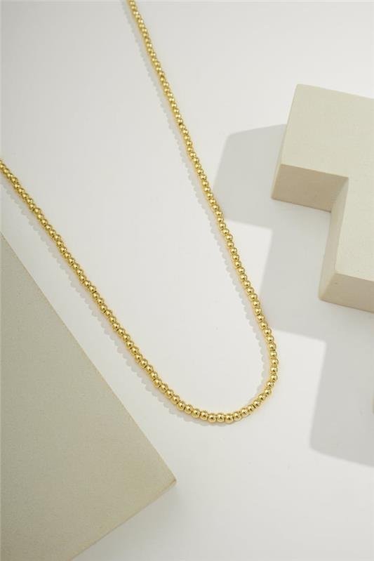 COLAR DE BOLINHAS DE 3MM