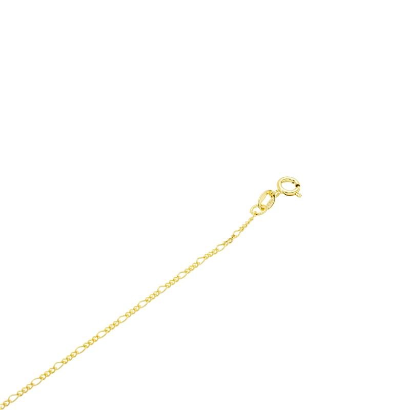 CORRENTE FÍGARO FINA 1,4MM DE LARGURA X 0,5MM DE ESPESSURA