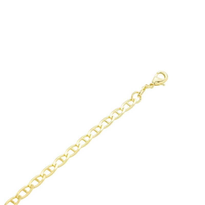 CORRENTE PIASTRINE 3,2MM DE LARGURA X 0,9MM DE ESPESSURA